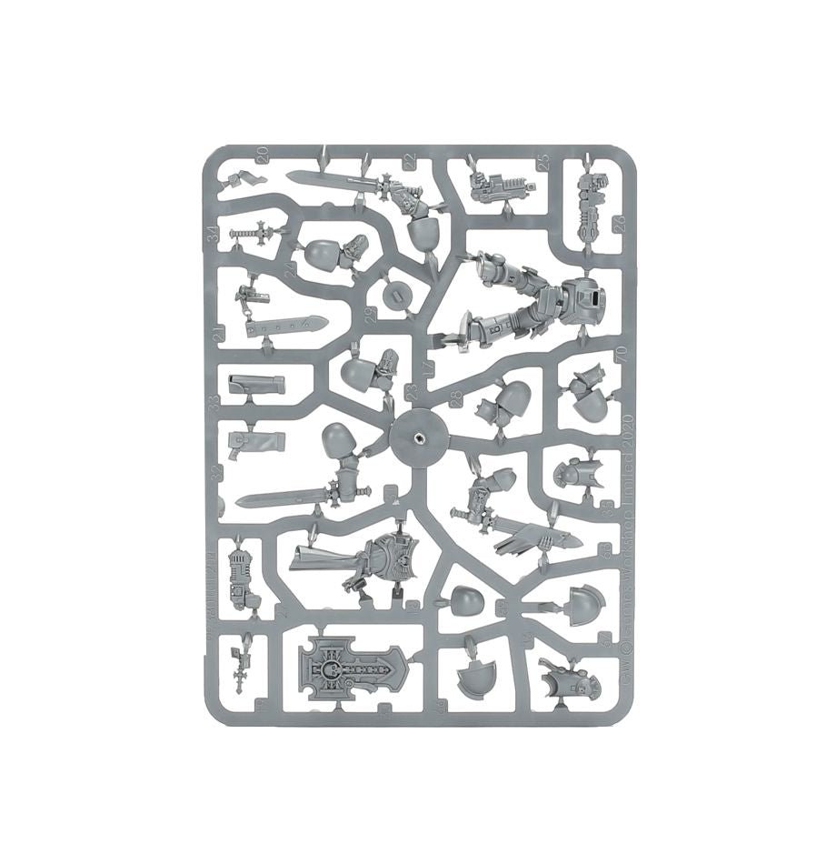 Space Marines: Bladeguard Veterans sprue contents - Loaded Dice