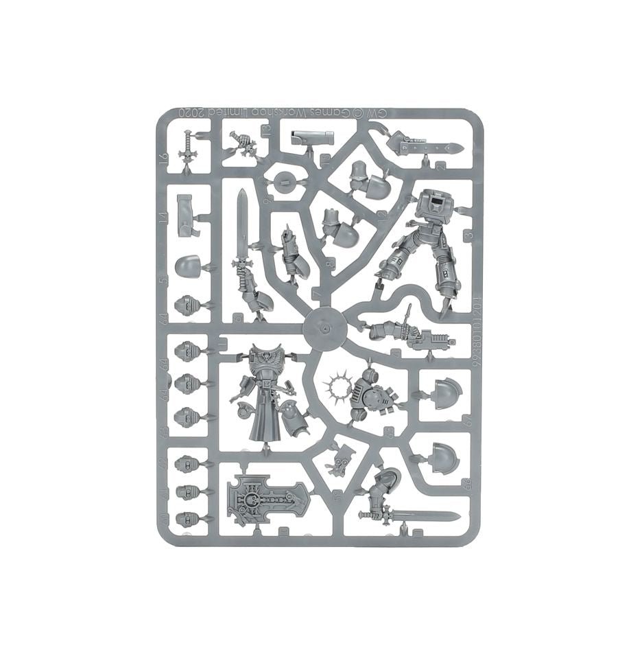 Space Marines: Bladeguard Veterans sprue contents - Loaded Dice