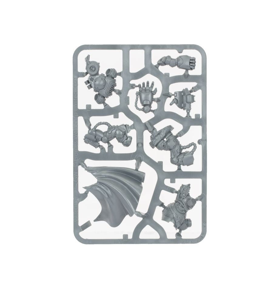 Space Marines Captain in Gravis Armour unpainted plastic sprue, frame 2 of 2