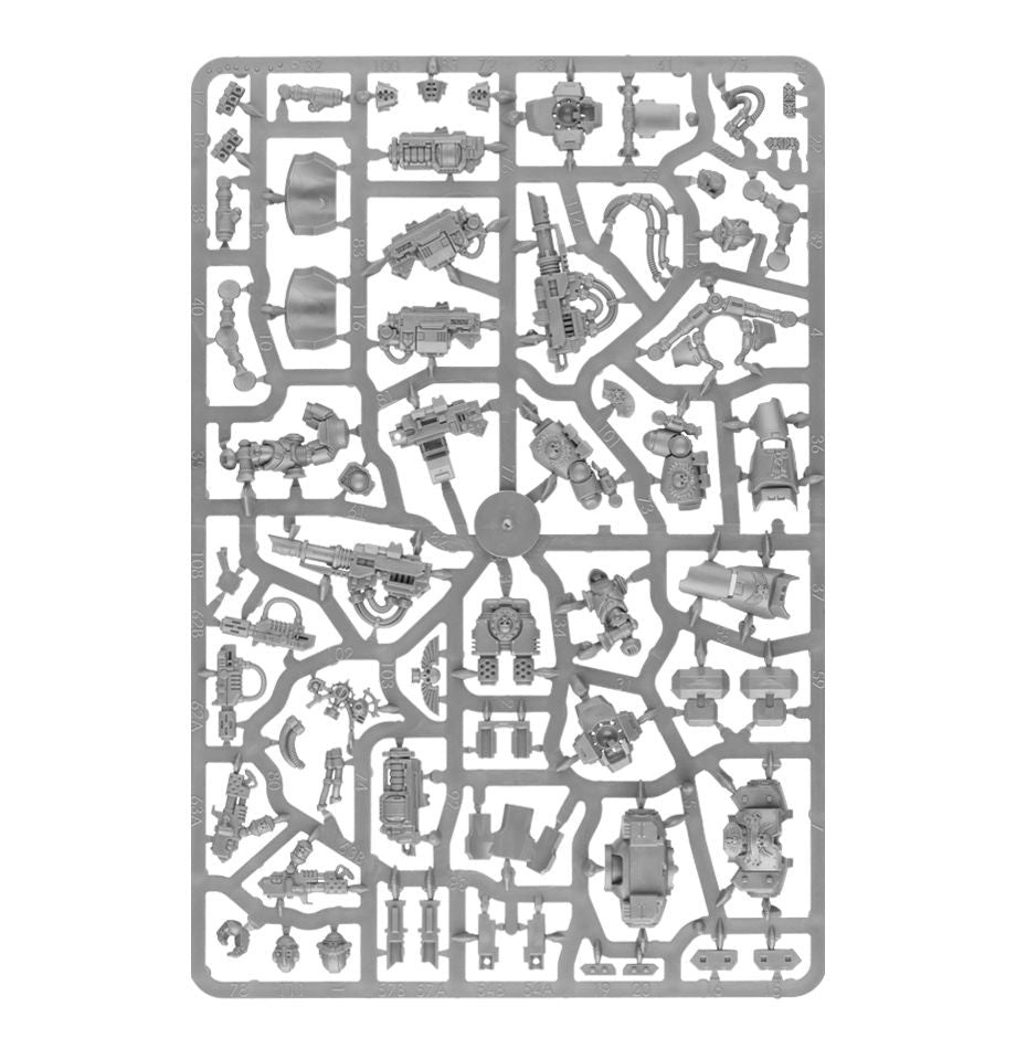 Space Marines: Centurion Assault Squad sprue contents - Loaded Dice