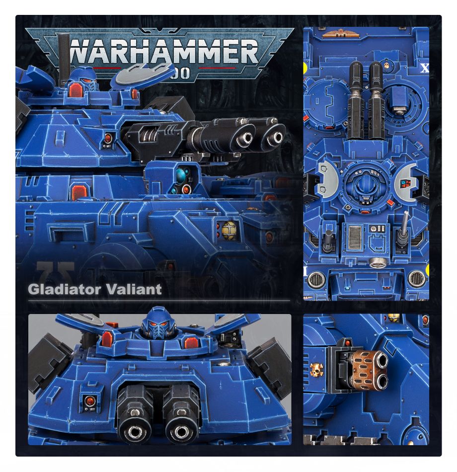 Space Marines: Gladiator model detail - Loaded Dice