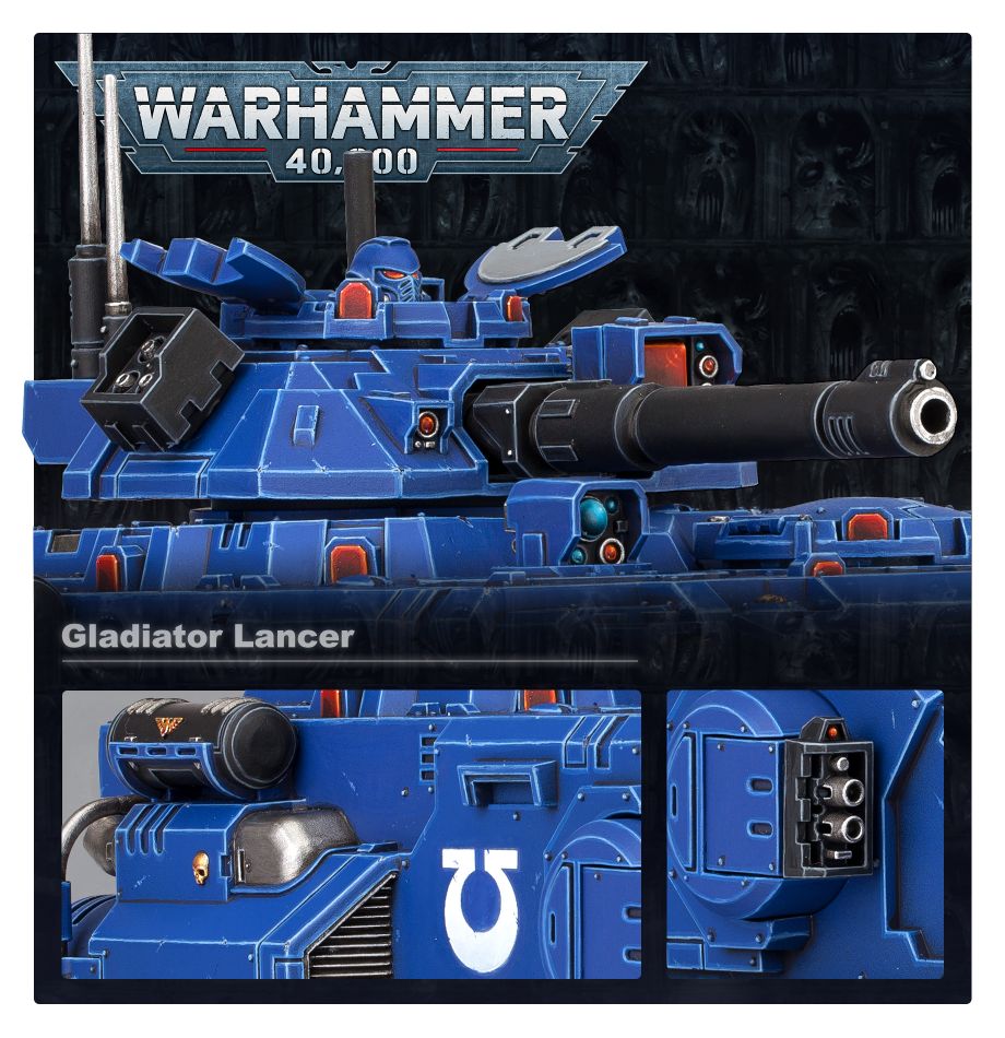 Space Marines: Gladiator model detail - Loaded Dice