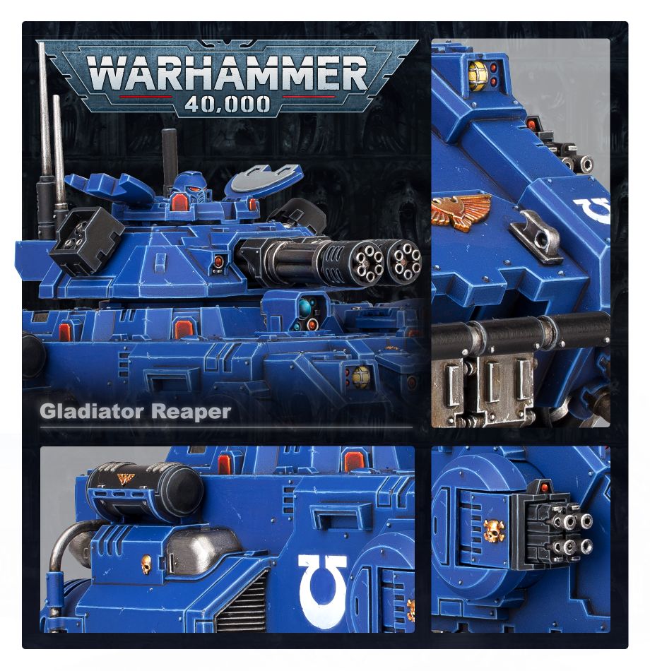 Space Marines: Gladiator model detail - Loaded Dice