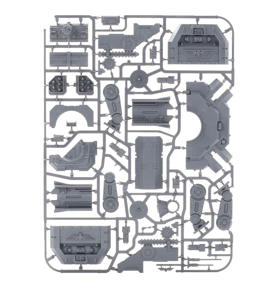 Space Marines: Hammerfall Bunker sprue contents - Loaded Dice
