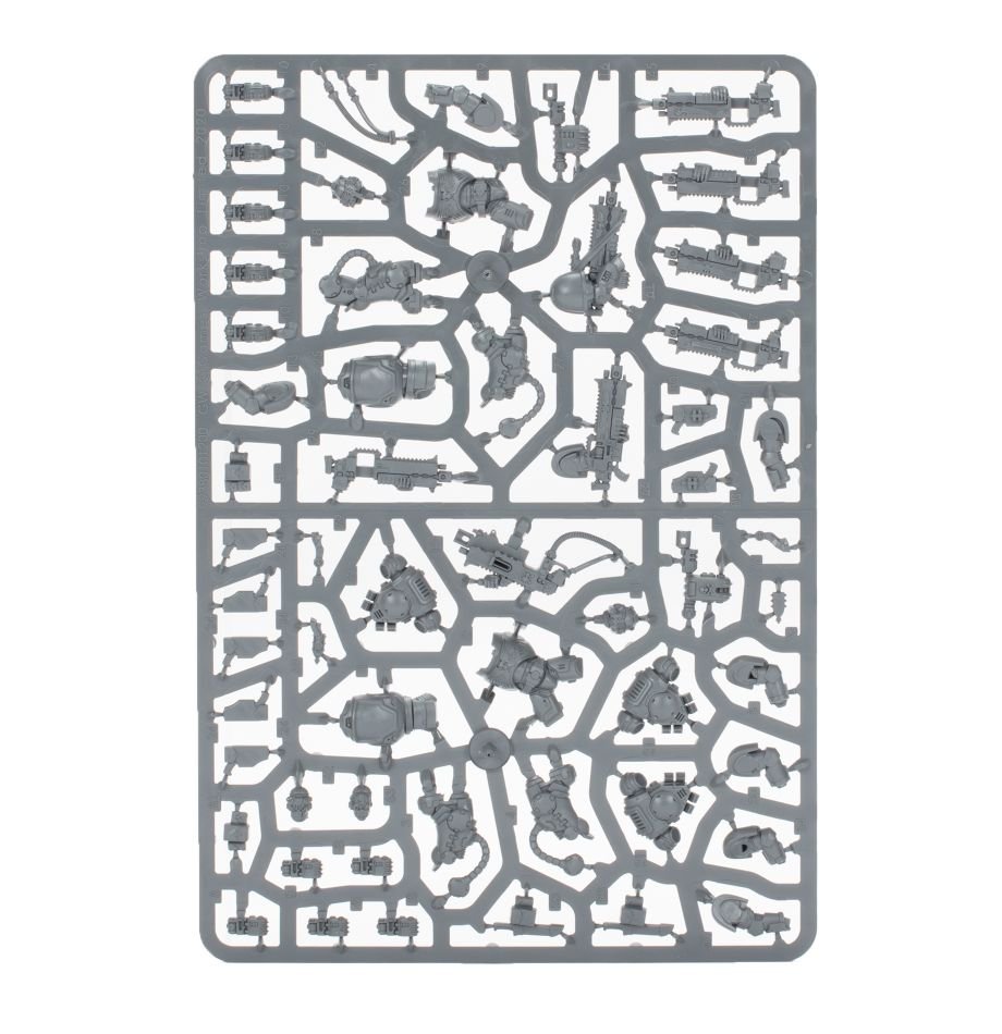 Space Marines Heavy Intercessors sprue contents - Loaded Dice