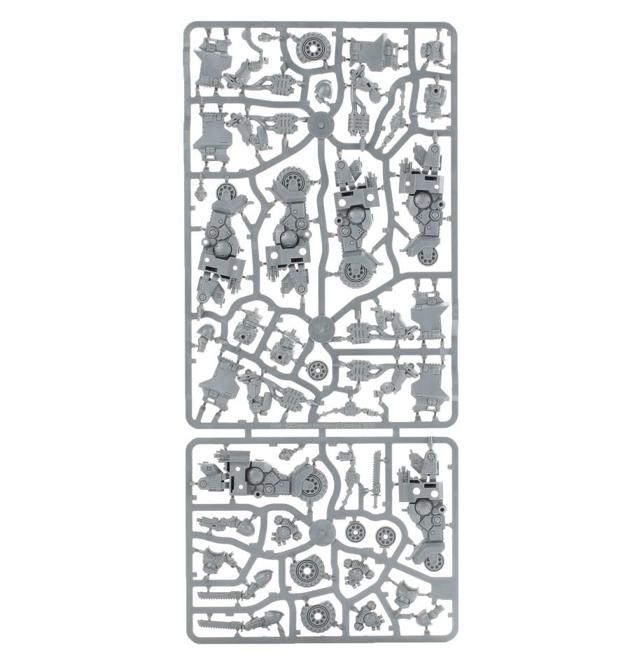 Space Marines: Outriders sprue contents - Loaded Dice