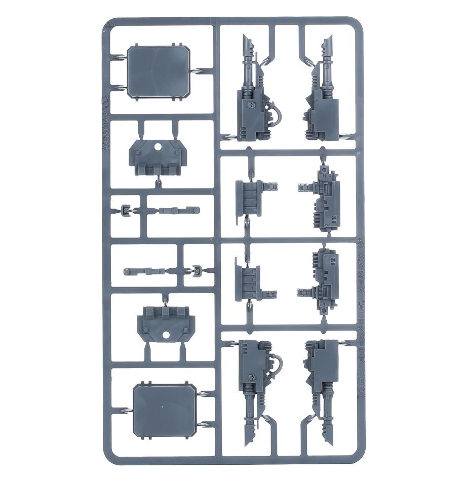 Space Marines: Predator sprue contents - Loaded Dice