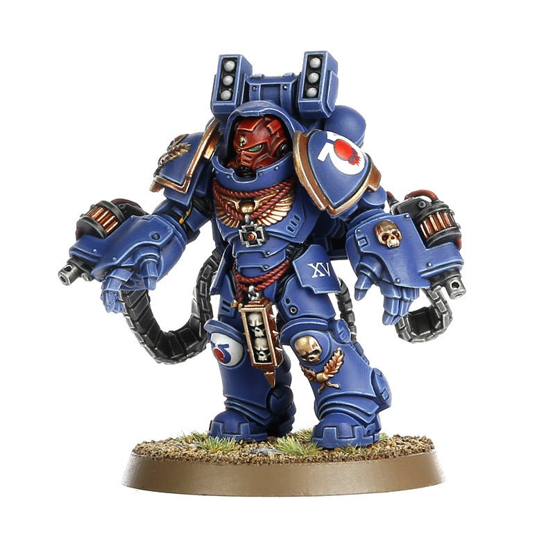 Space Marines: Primaris Aggressors painted miniature - Loaded Dice