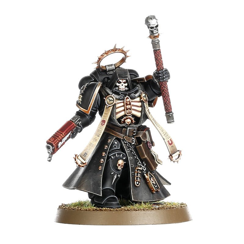 Space Marines: Primaris Chaplain painted miniature - Loaded Dice