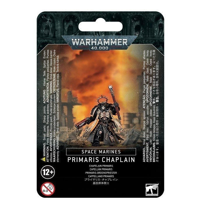 Games Workshop Warhammer 40,000 Space Marines Primaris Chaplain blister pack