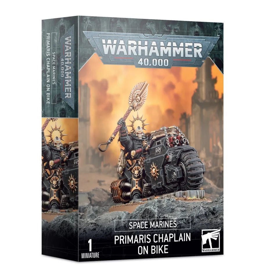 Space Marines: Primaris Chaplain on Bike - Loaded Dice