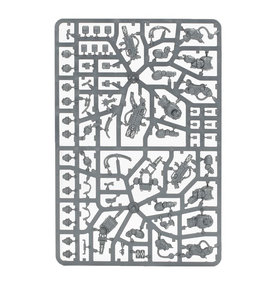 Space Marines: Primaris Eradicators sprue contents - Loaded Dice