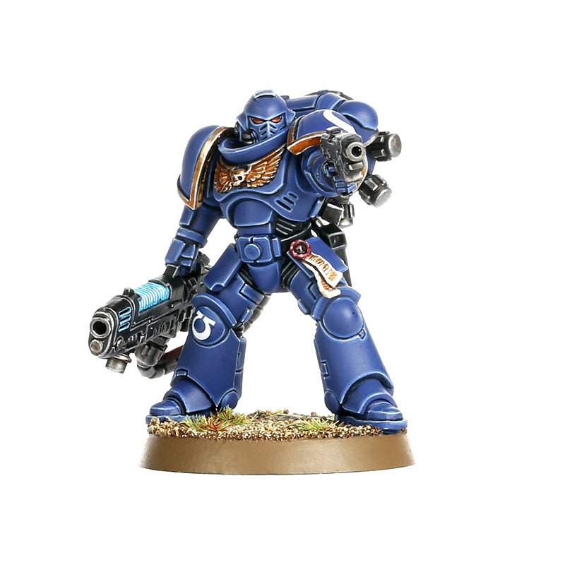 Space Marines: Primaris Hellblasters painted miniature - Loaded Dice