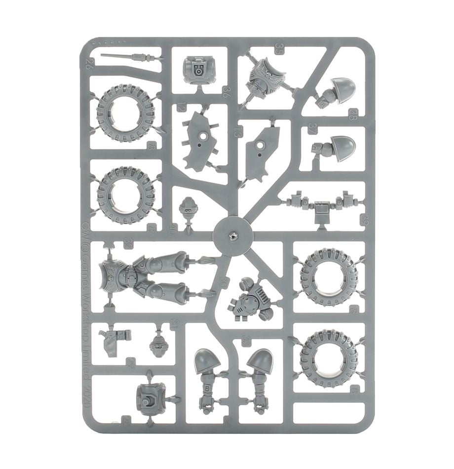 Space Marines: Primaris Invader ATV sprue contents - Loaded Dice