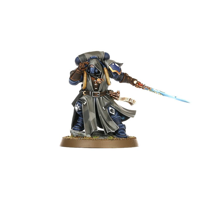 Space Marines: Primaris Librarian in Phobos Armour painted miniature - Loaded Dice