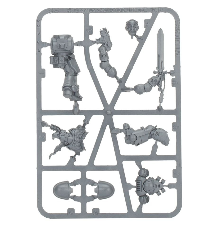 Space Marines: Primaris Lieutenant with Power Sword - Loaded Dice