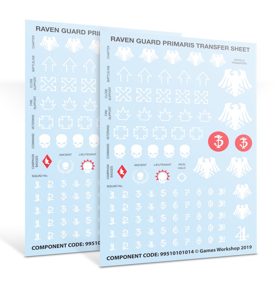 Space Marines: Raven Guard Primaris Upgrades & Transfers - Loaded Dice