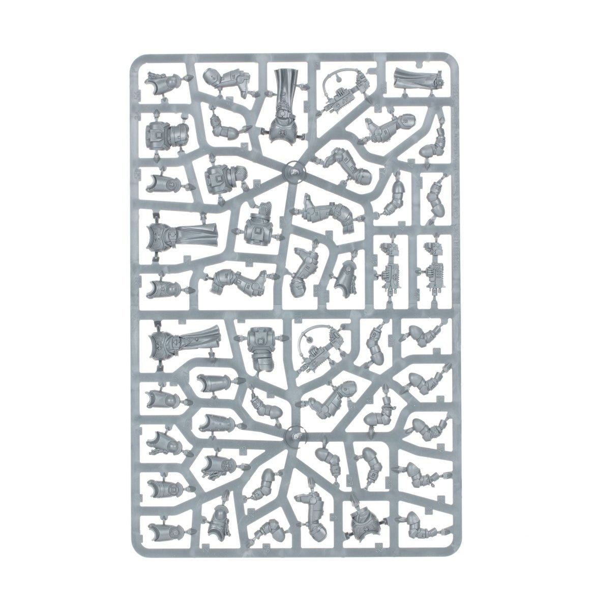 Sternguard Veteran Squad unpainted plastic sprue, frame 3 of 3