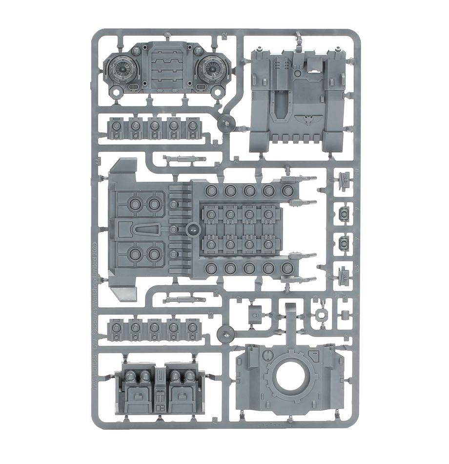 Space Marines: Storm Speeder sprue contents - Loaded Dice