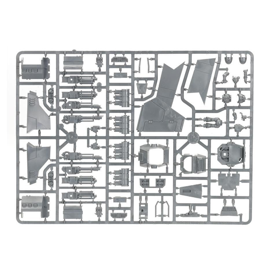 Space Marines: Stormraven Gunship sprue contents - Loaded Dice