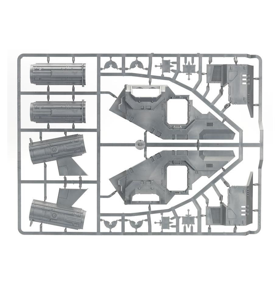 Space Marines: Stormraven Gunship sprue contents - Loaded Dice