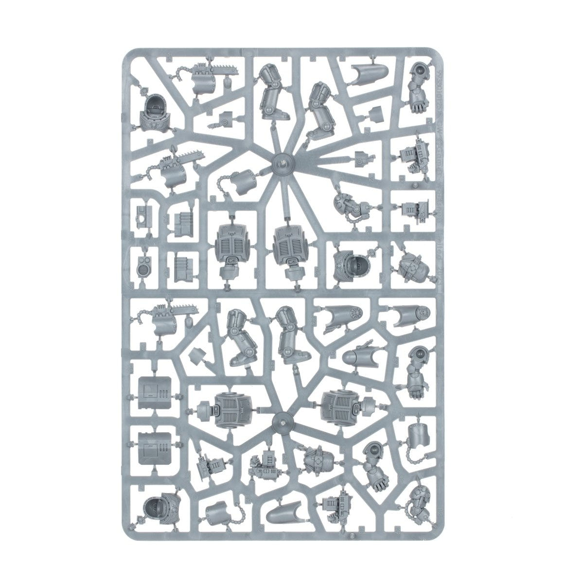 Space Marines Terminator Squad unpainted plastic sprue, frame 2 of 3