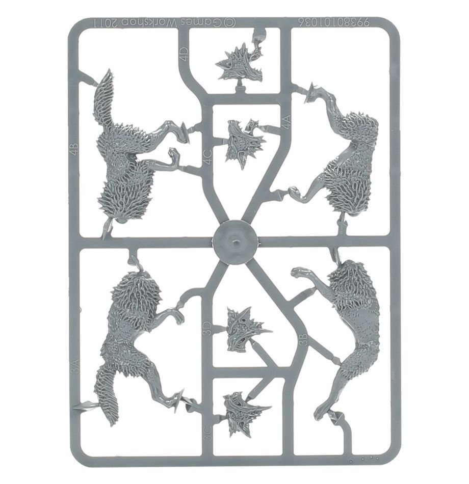 Space Wolves: Fenrisian Wolves sprue contents - Loaded Dice