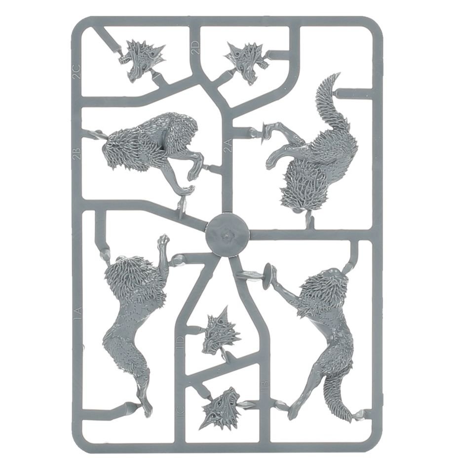 Space Wolves: Fenrisian Wolves sprue contents - Loaded Dice