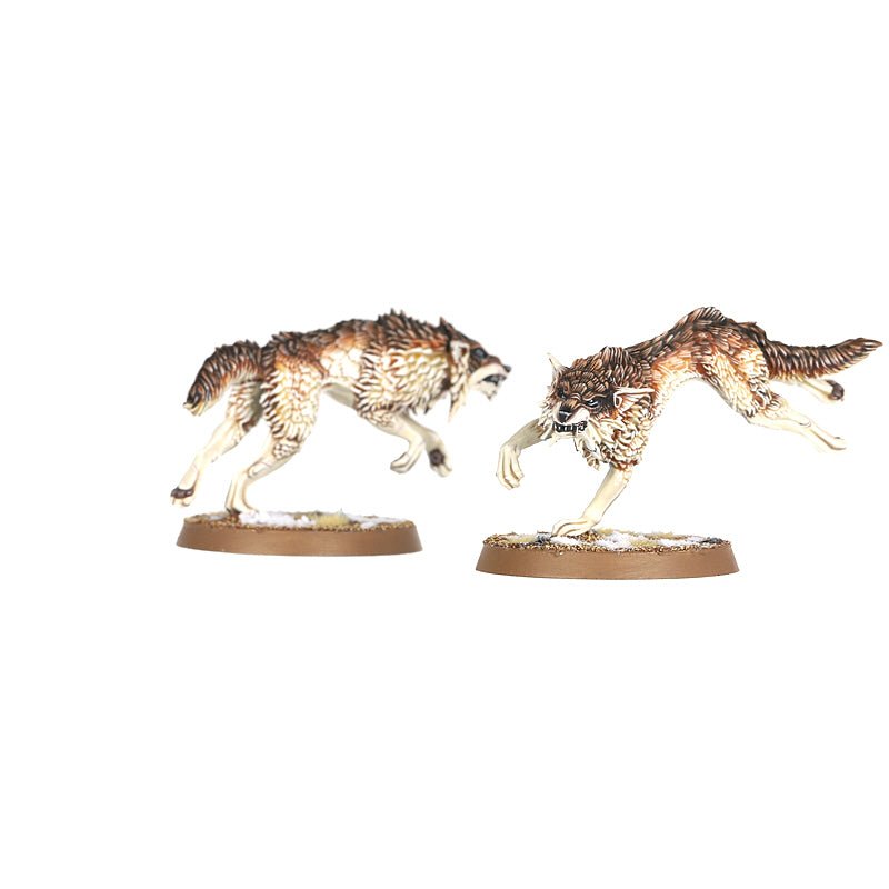 Space Wolves: Fenrisian Wolves painted miniature - Loaded Dice