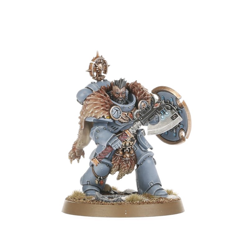 Space Wolves: Wolf Guard Headtakers painted miniature - Loaded Dice