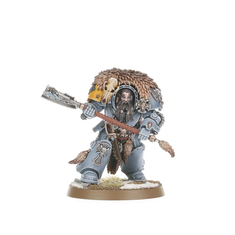 Space Wolves: Wolf Guard Terminators painted miniature - Loaded Dice