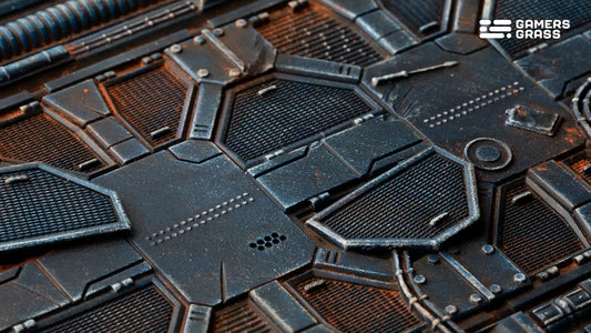 Gamers Grass Spaceship Corridor Oval Base - 120mm (x1) - Loaded Dice