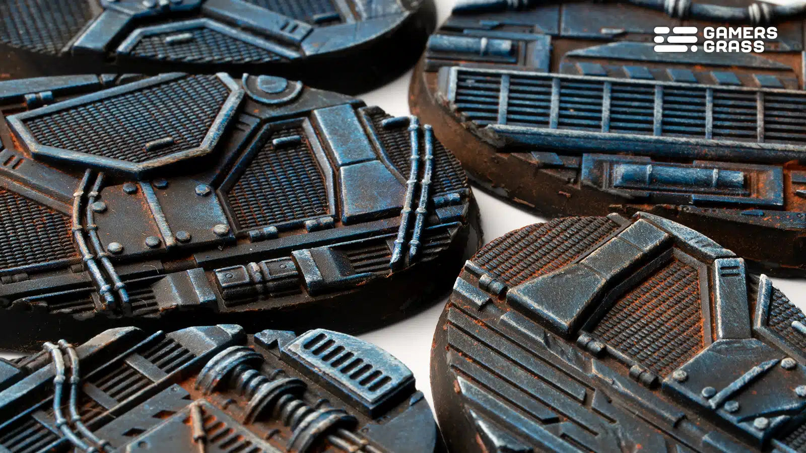 Gamers Grass Spaceship Corridor Oval Bases - 60mm (x4) - Loaded Dice