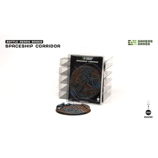 Gamers Grass Spaceship Corridor Round 100mm (x1) - Loaded Dice