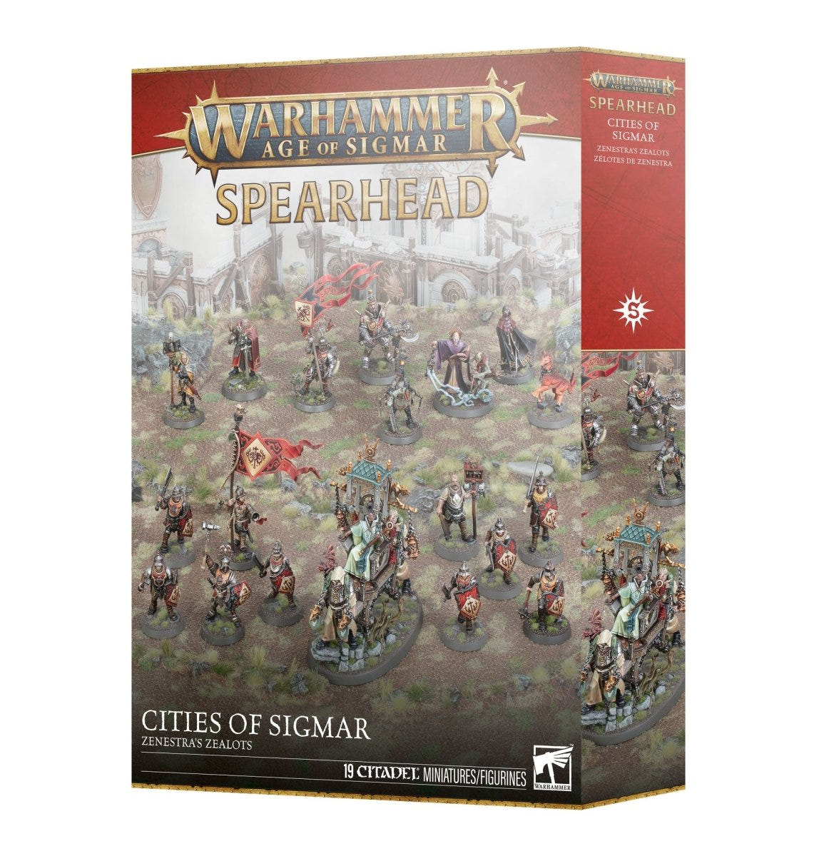 Games Workshop Age of Sigmar Spearhead Cities of Sigmar Zenestra's Zealots box front