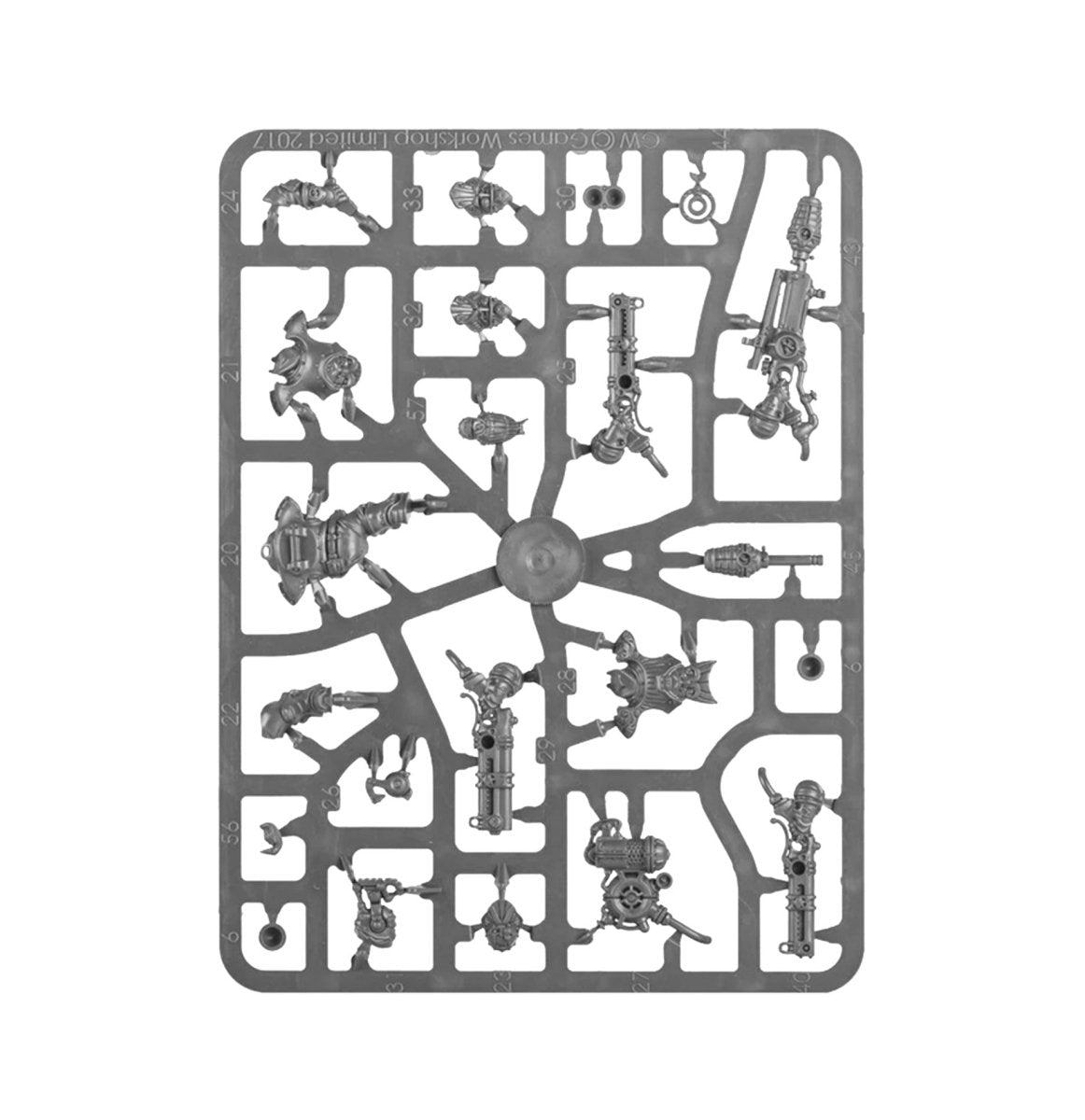 Spearhead: Kharadron Overlords Grundstok Trailblazers sprue contents - Loaded Dice