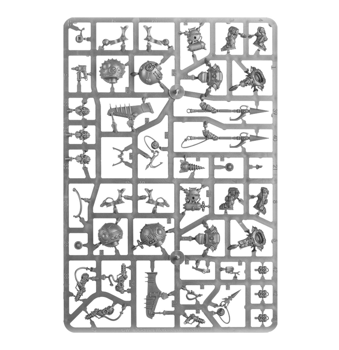 Spearhead: Kharadron Overlords Grundstok Trailblazers sprue contents - Loaded Dice