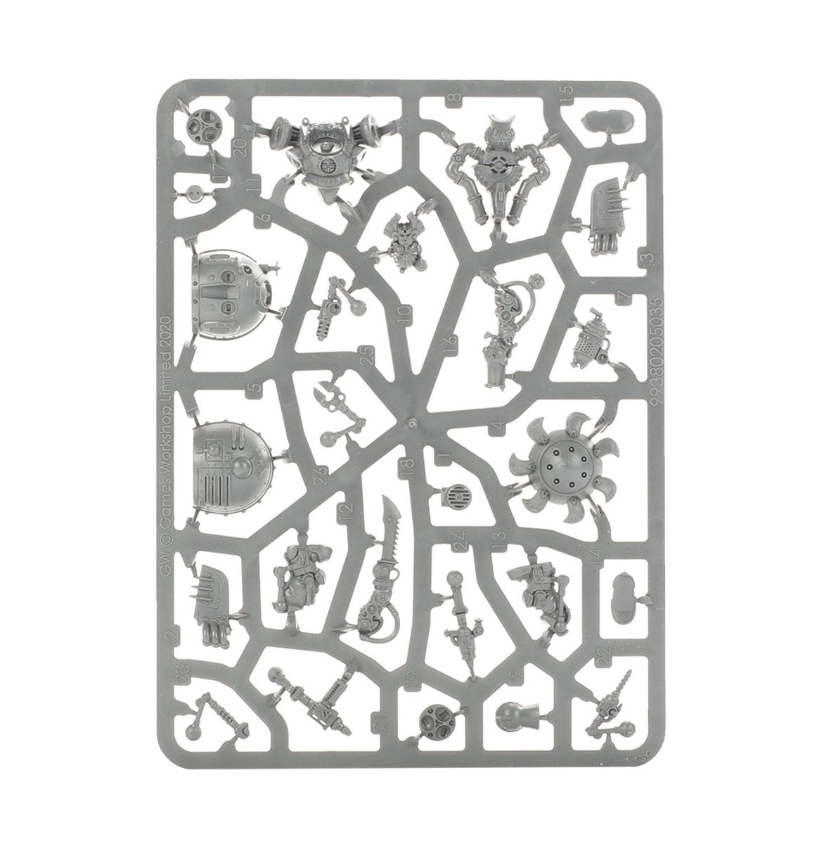 Spearhead: Kharadron Overlords Grundstok Trailblazers sprue contents - Loaded Dice