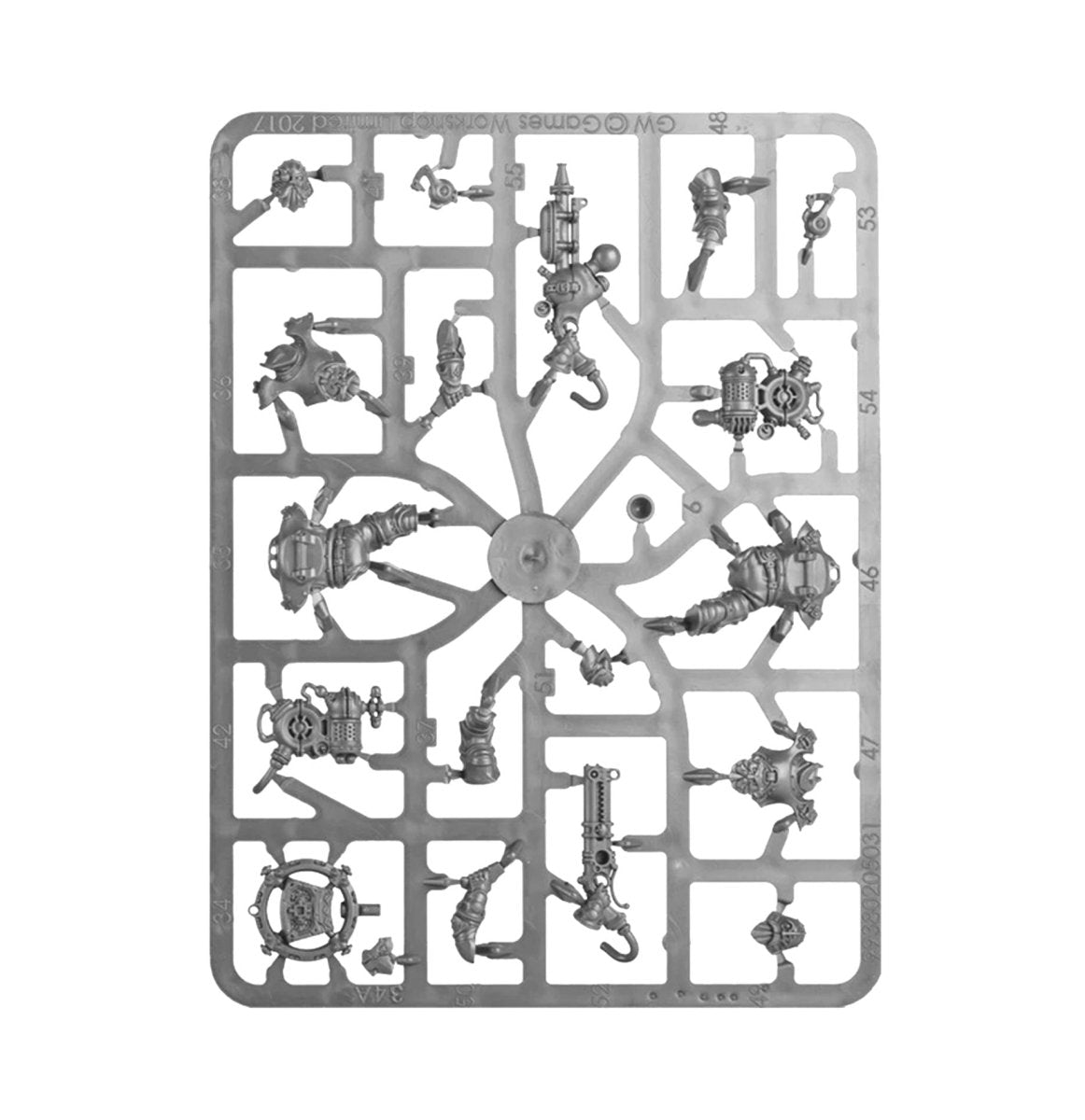 Spearhead: Kharadron Overlords Grundstok Trailblazers sprue contents - Loaded Dice