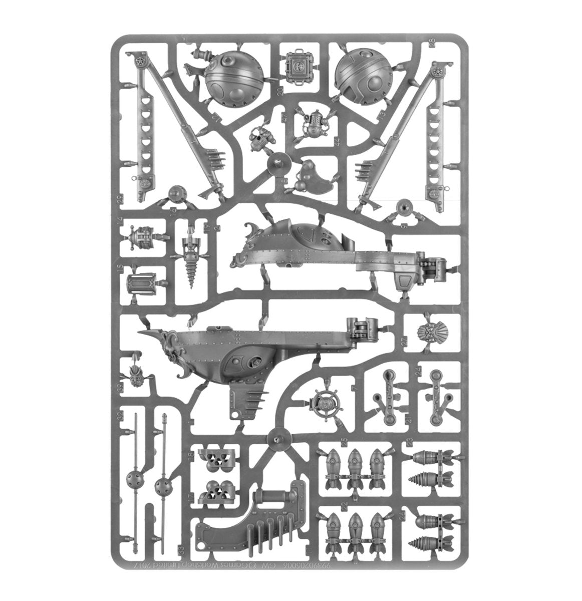 Spearhead: Kharadron Overlords Grundstok Trailblazers sprue contents - Loaded Dice