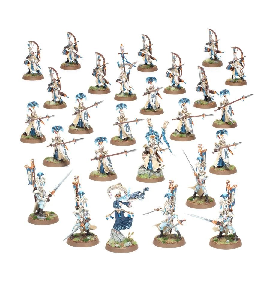 Spearhead: Lumineth Realm-Lords Glittering Phalanx - Loaded Dice