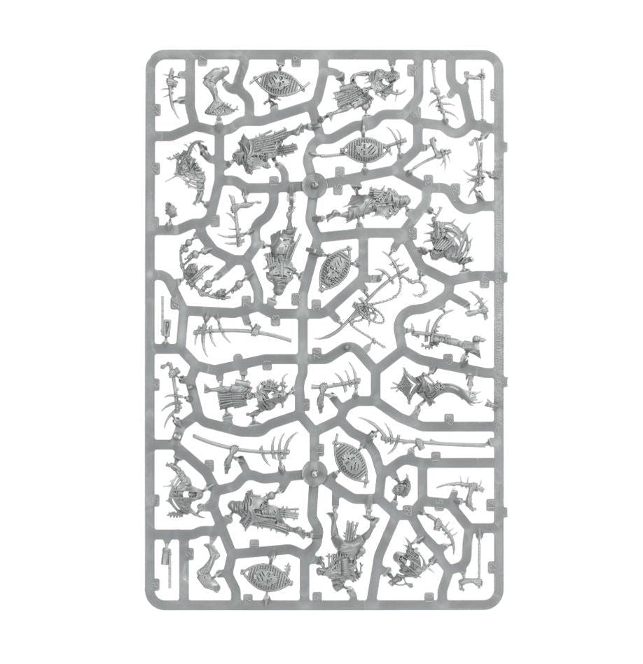 Spearhead: Maggotkin of Nurgle Bubonic Cell sprue contents - Loaded Dice