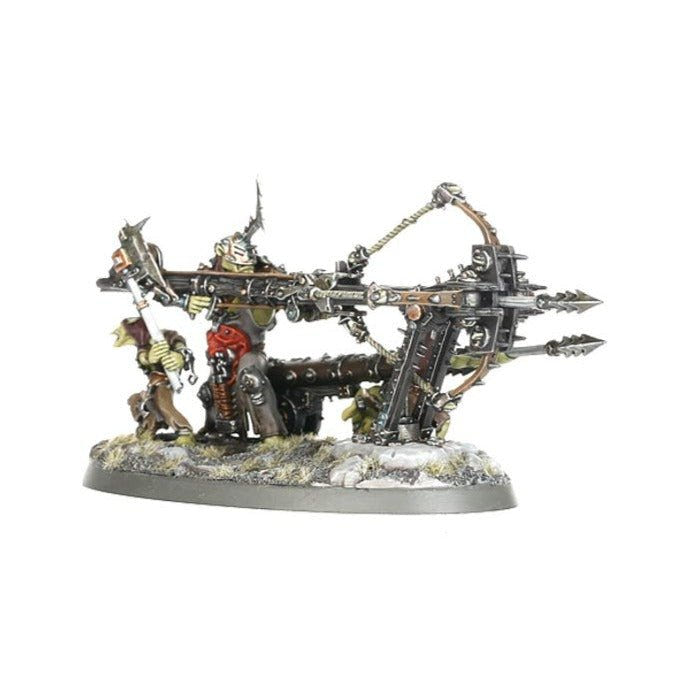 Painted Kruleboyz Beast-skewer Killbow war machine with its orruk crew