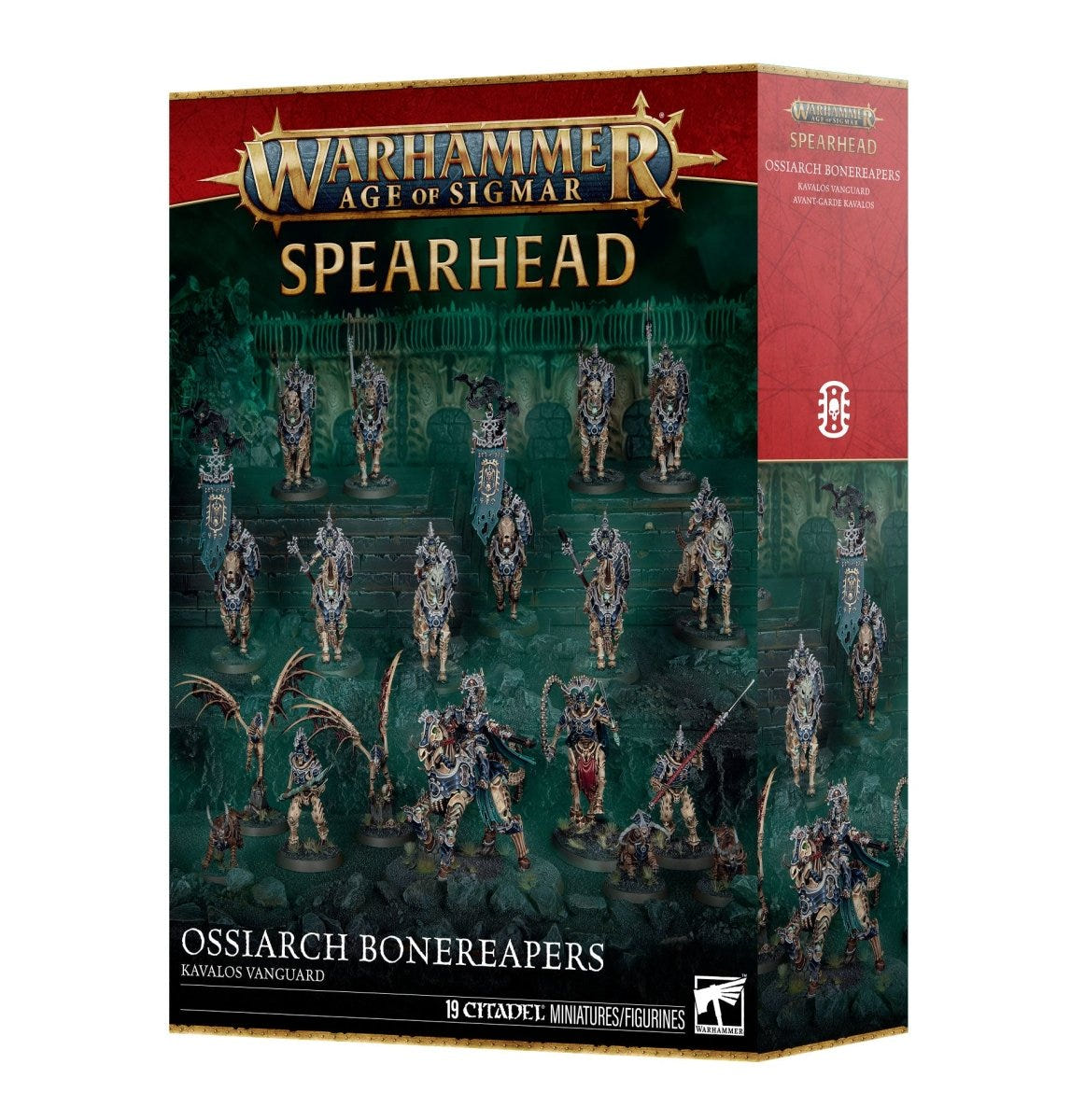Games Workshop Age of Sigmar Spearhead: Ossiarch Bonereapers Kavalos Vanguard box front