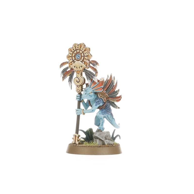 Spearhead: Seraphon Sunblooded Prowlers painted miniature - Loaded Dice