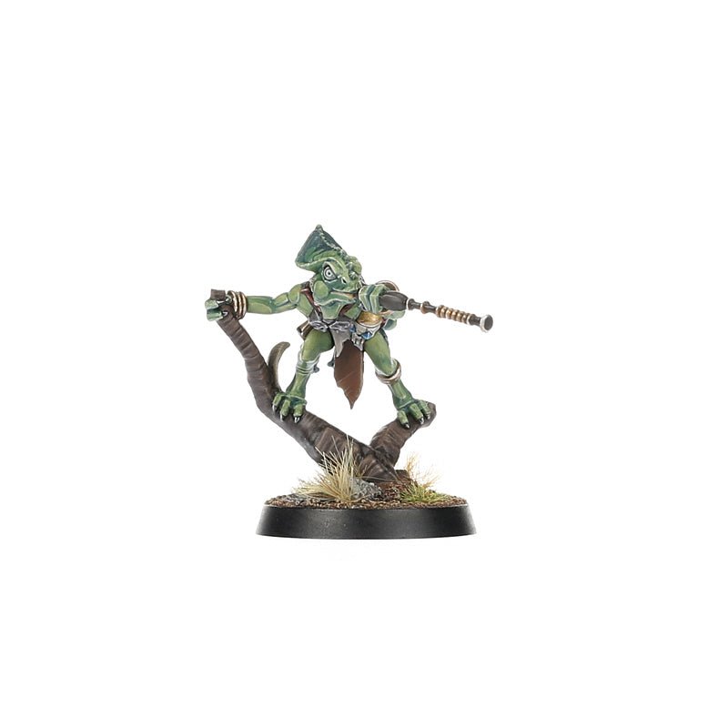 Spearhead: Seraphon Sunblooded Prowlers painted miniature - Loaded Dice