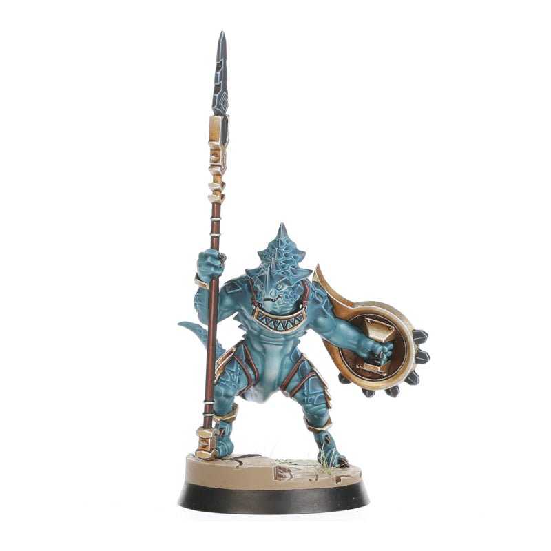 Spearhead: Seraphon Sunblooded Prowlers painted miniature - Loaded Dice