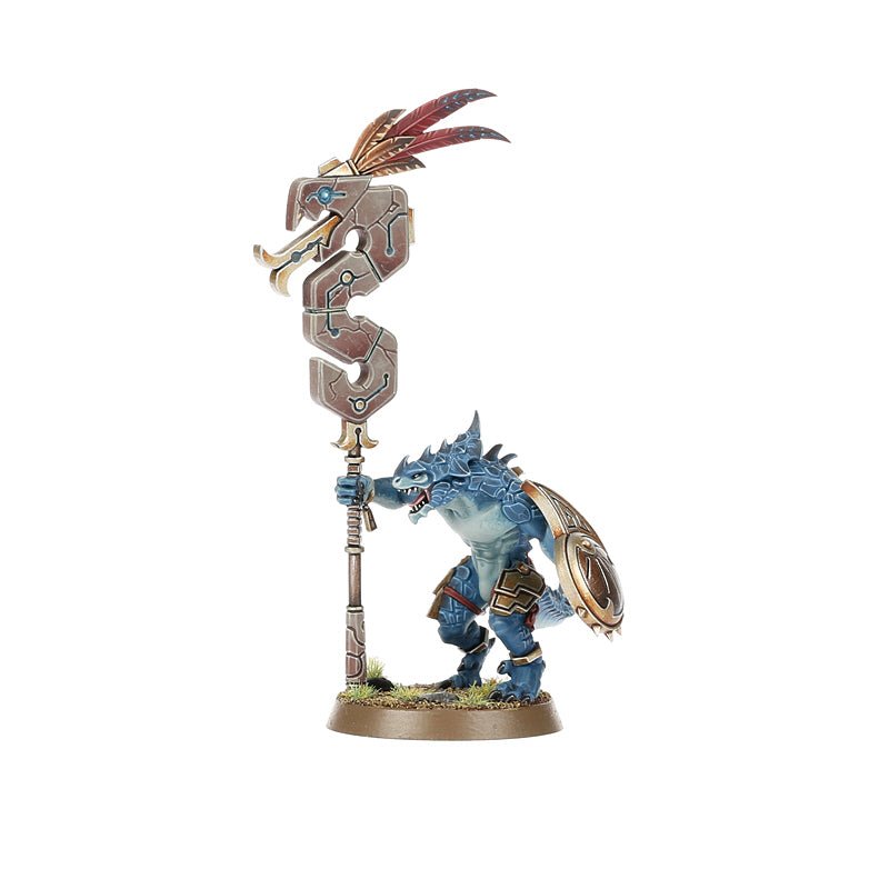 Spearhead: Seraphon Sunblooded Prowlers painted miniature - Loaded Dice