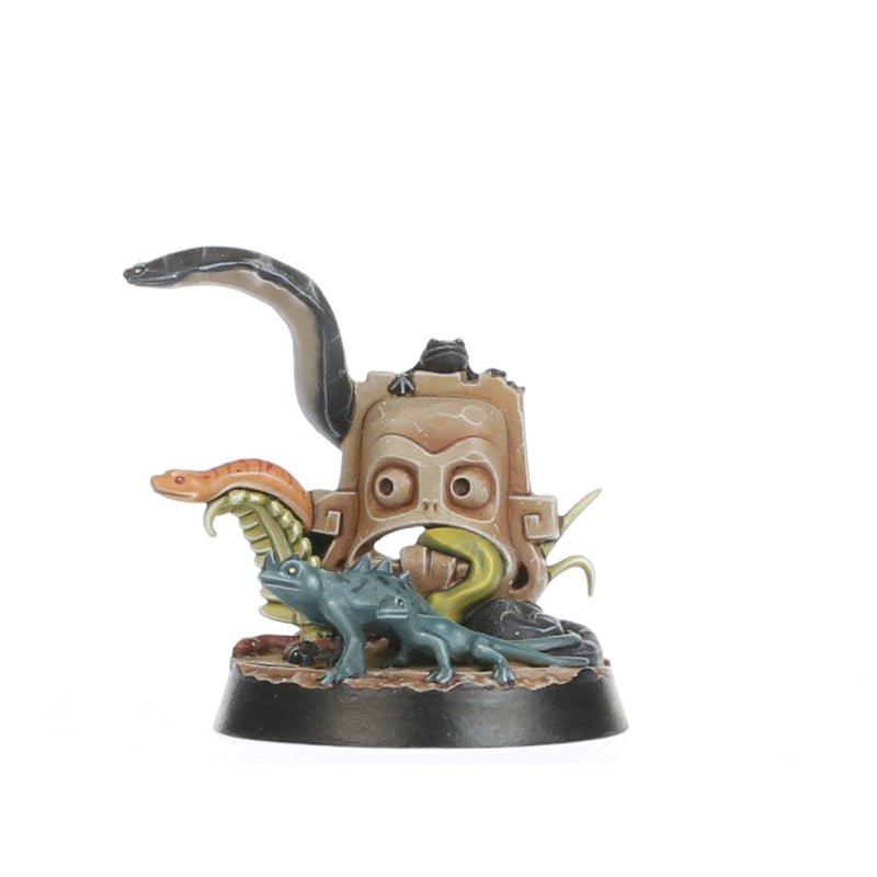 Spearhead: Seraphon Sunblooded Prowlers painted miniature - Loaded Dice