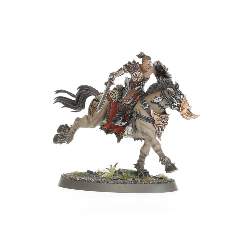 Spearhead: Slaves to Darkness Darkoath Raiders painted miniature - Loaded Dice